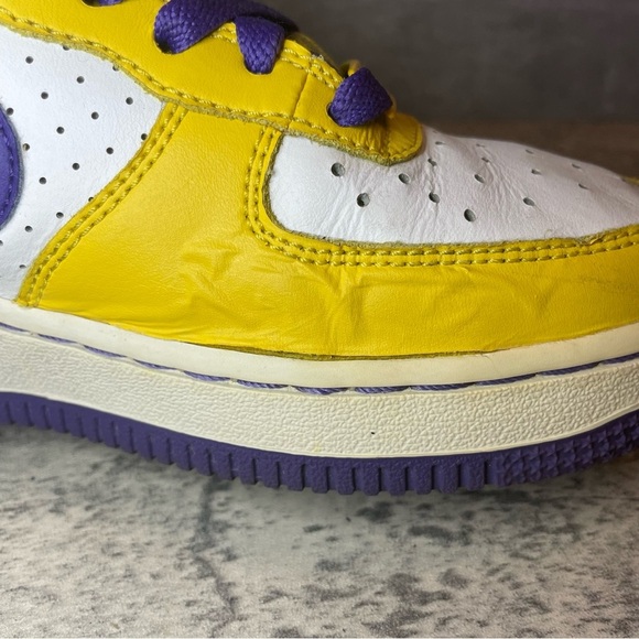 Nike Air Fore 1 'Kobe Bryant' RARE Lakers Sneakers womens sz 6 - Picture 9 of 11